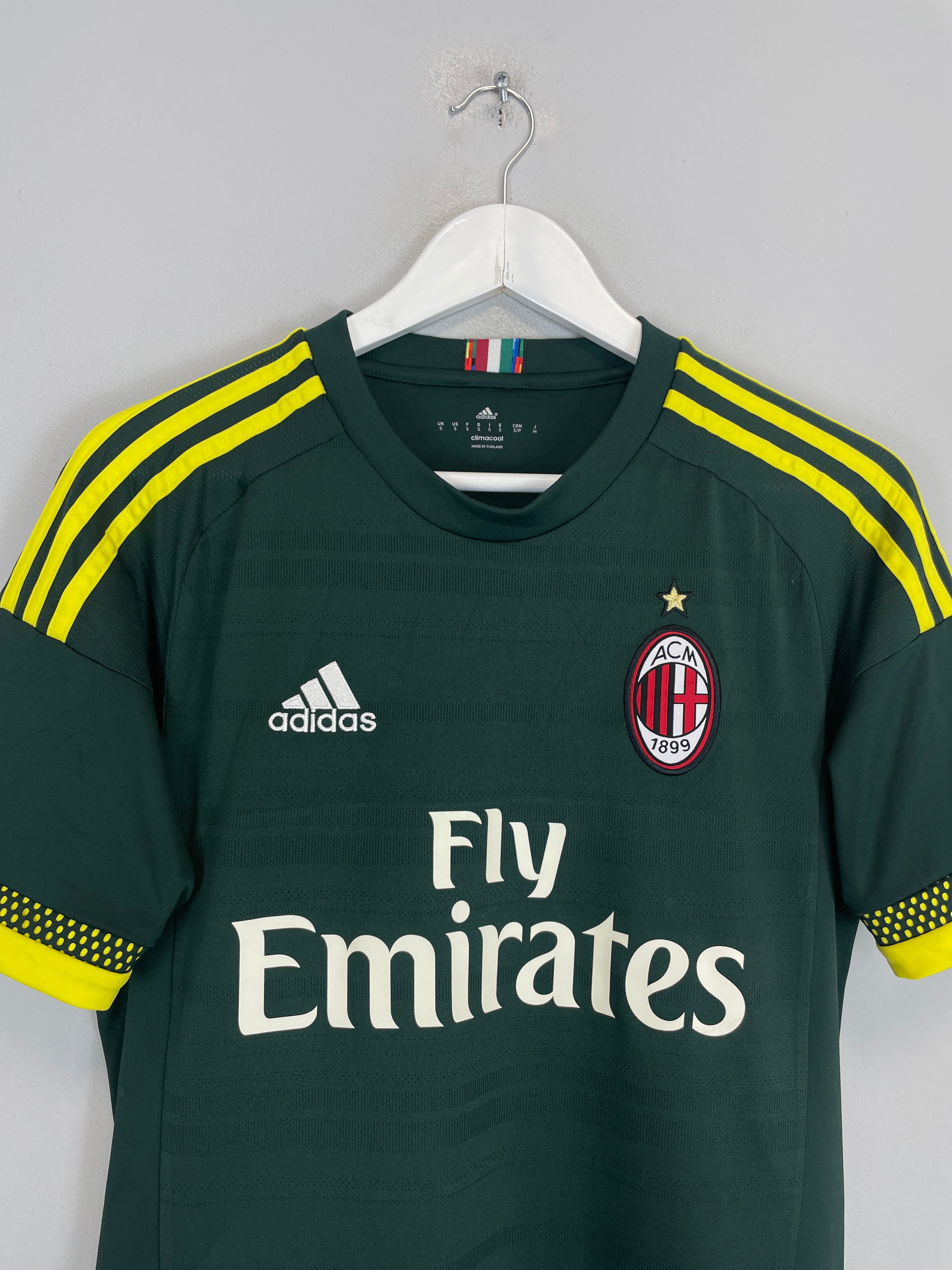 Shop 2015/16 AC MILAN THIRD SHIRT (S) ADIDAS, classic football shirts, vintage football shirts & retro soccer jerseys at Cult Kits