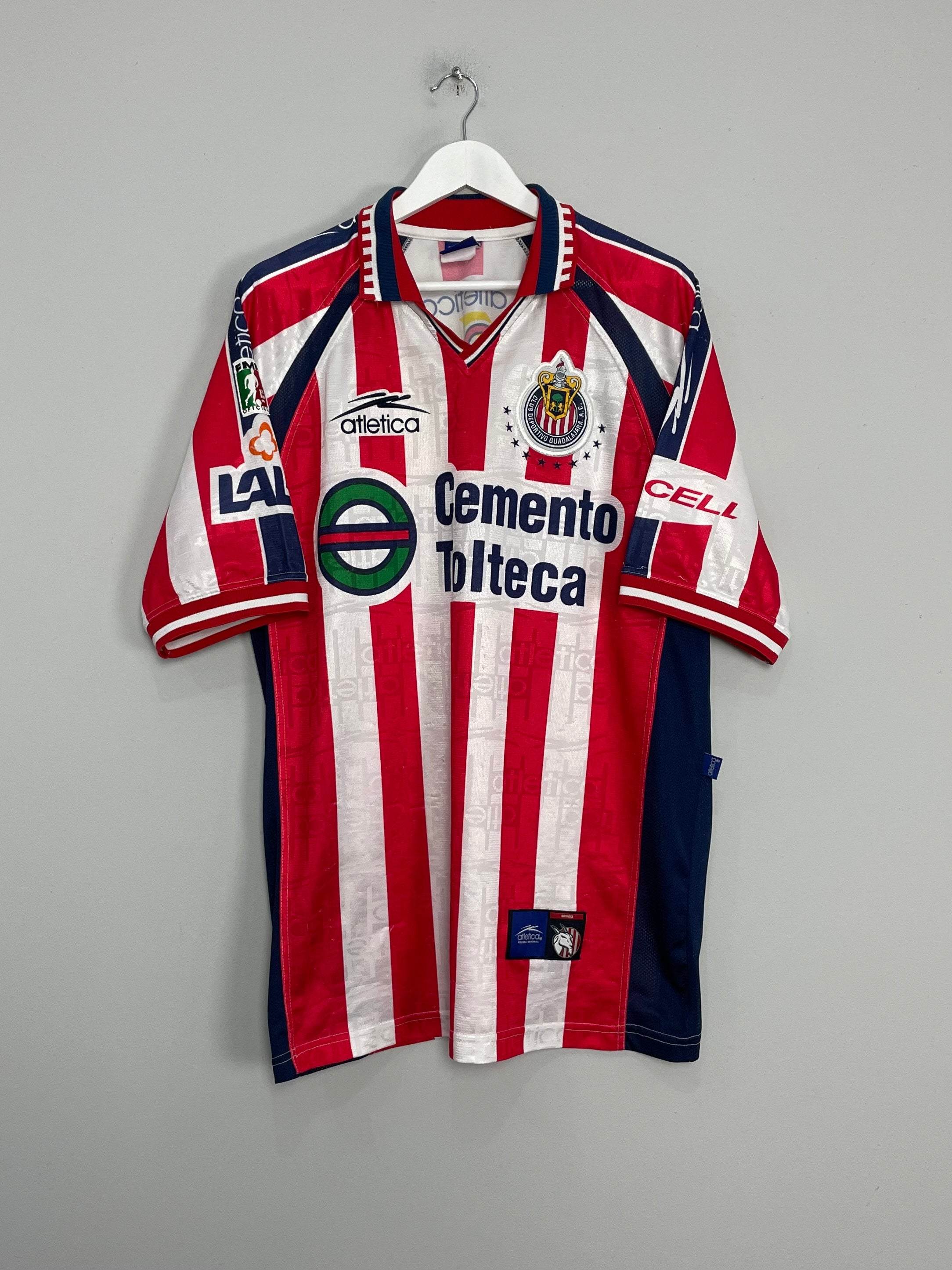 Shop 2000/01 CHIVAS GUADALARA HOME SHIRT (XL) ATLETICA, classic football shirts, vintage football shirts & retro soccer jerseys at Cult Kits