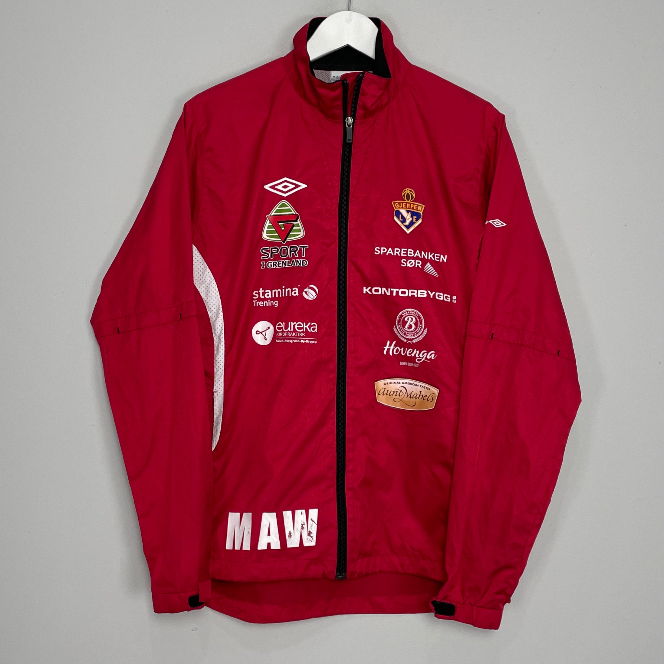 Shop 2004/06 GJERPEN FC TRACK JACKET (M/L) UMBRO, classic football shirts, vintage football shirts & retro soccer jerseys at Cult Kits