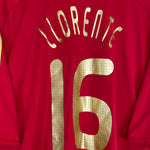Shop 2008/10 SPAIN LLORENTE #16 HOME SHIRT (XXL) ADIDAS, classic football shirts, vintage football shirts & retro soccer jerseys at Cult Kits