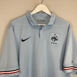 Shop 2013/14 FRANCE AWAY SHIRT (XL) NIKE, classic football shirts, vintage football shirts & retro soccer jerseys at Cult Kits