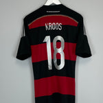 Shop 2014/15 GERMANY KROOS #18 AWAY SHIRT (S) ADIDAS, classic football shirts, vintage football shirts & retro soccer jerseys at Cult Kits