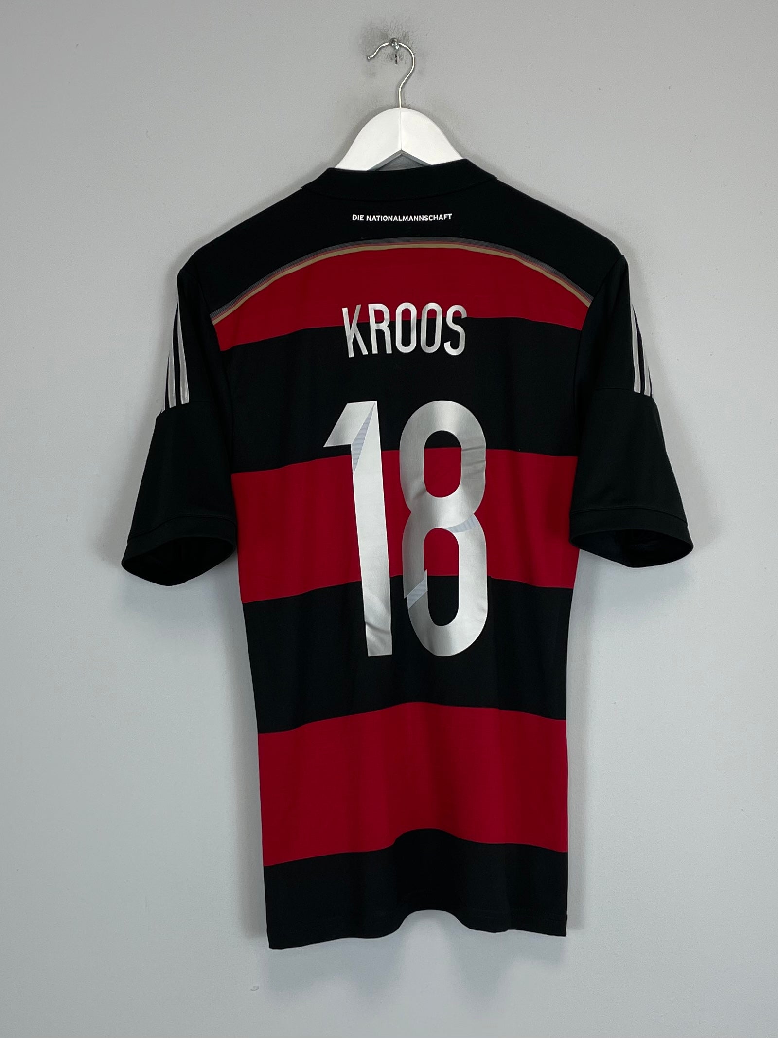 Shop 2014/15 GERMANY KROOS #18 AWAY SHIRT (S) ADIDAS, classic football shirts, vintage football shirts & retro soccer jerseys at Cult Kits