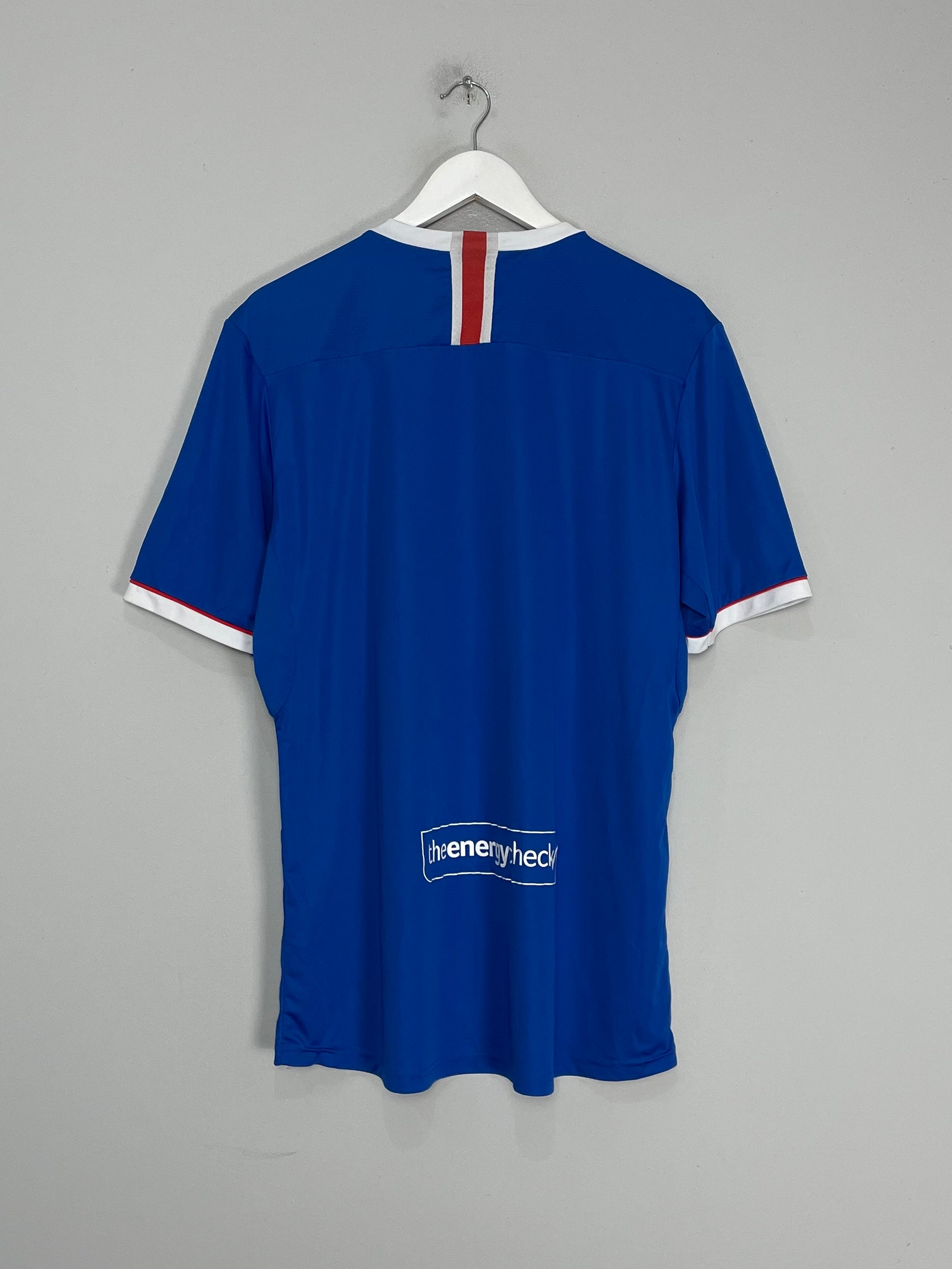 Shop 2020/21 RANGERS HOME SHIRT (XL) CASTORE, classic football shirts, vintage football shirts & retro soccer jerseys at Cult Kits