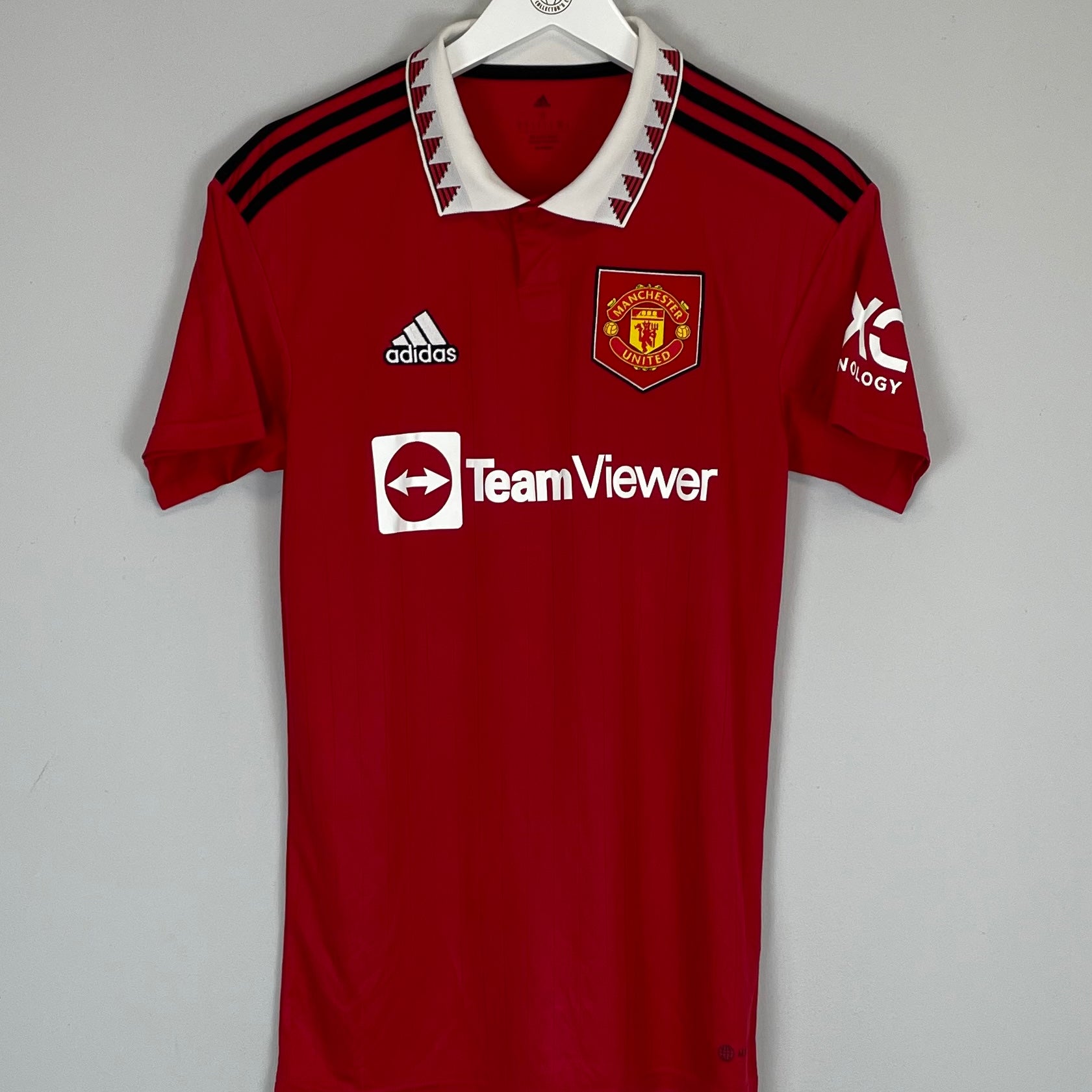 Shop 2022/23 MANCHESTER UNITED HOME SHIRT (S) ADIDAS, classic football shirts, vintage football shirts & retro soccer jerseys at Cult Kits