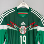 Shop 2014/15 MEXICO O.PERALTA #19 HOME SHIRT (M) ADIDAS, classic football shirts, vintage football shirts & retro soccer jerseys at Cult Kits