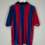Shop 2000/01 BARCELONA HOME SHIRT (M) NIKE BASIC, classic football shirts, vintage football shirts & retro soccer jerseys at Cult Kits