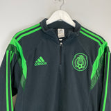 Shop 2014 MEXICO 1/4 ZIP FLEECE (L) ADIDAS, classic football shirts, vintage football shirts & retro soccer jerseys at Cult Kits