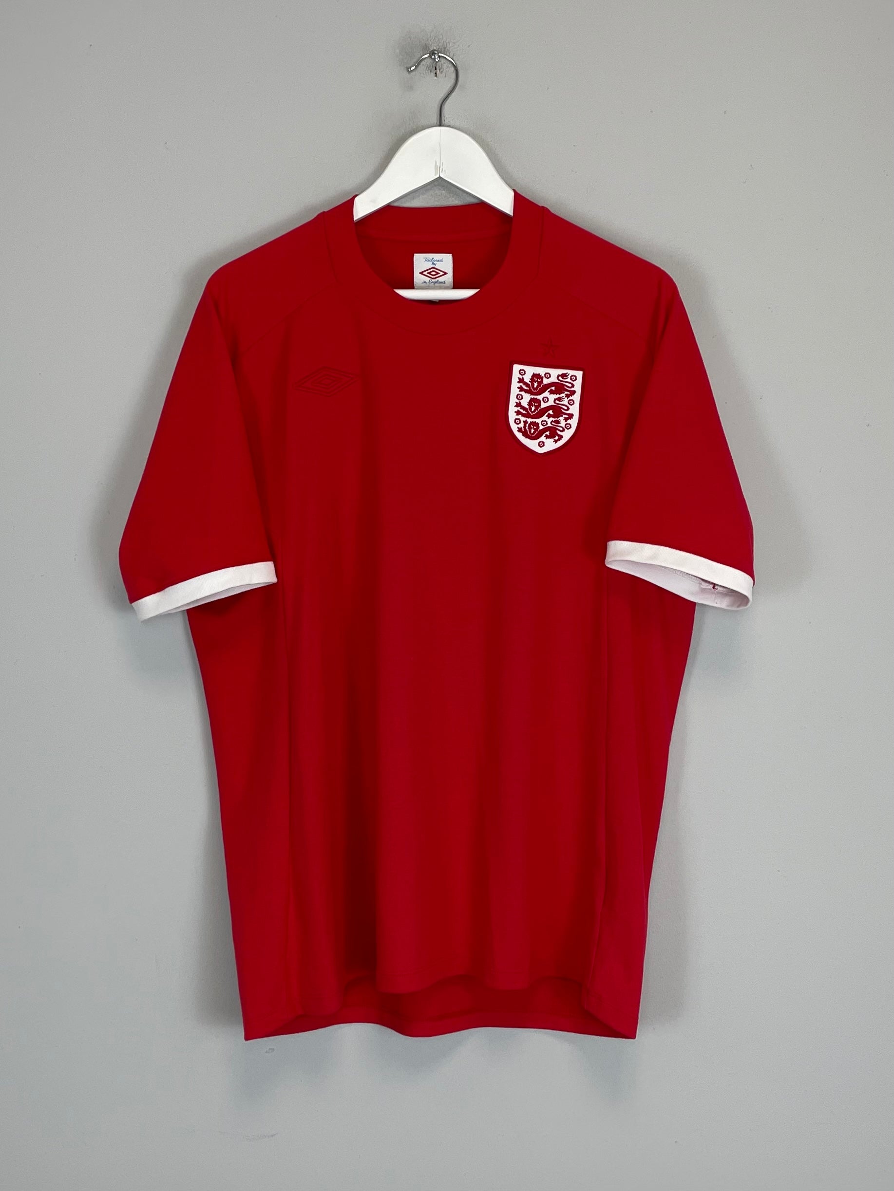Shop 2010/11 ENGLAND AWAY SHIRT (L) UMBRO, classic football shirts, vintage football shirts & retro soccer jerseys at Cult Kits