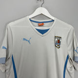 Shop 2014/15 URUGUAY AWAY SHIRT (M) PUMA, classic football shirts, vintage football shirts & retro soccer jerseys at Cult Kits
