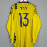 Shop 2016/17 SPAIN DE GEA #13 *PLAYER ISSUE* BNWT GK SHIRT (XL) ADIDAS, classic football shirts, vintage football shirts & retro soccer jerseys at Cult Kits