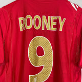 2006/08 ENGLAND ROONEY #9 AWAY SHIRT (S) UMBRO