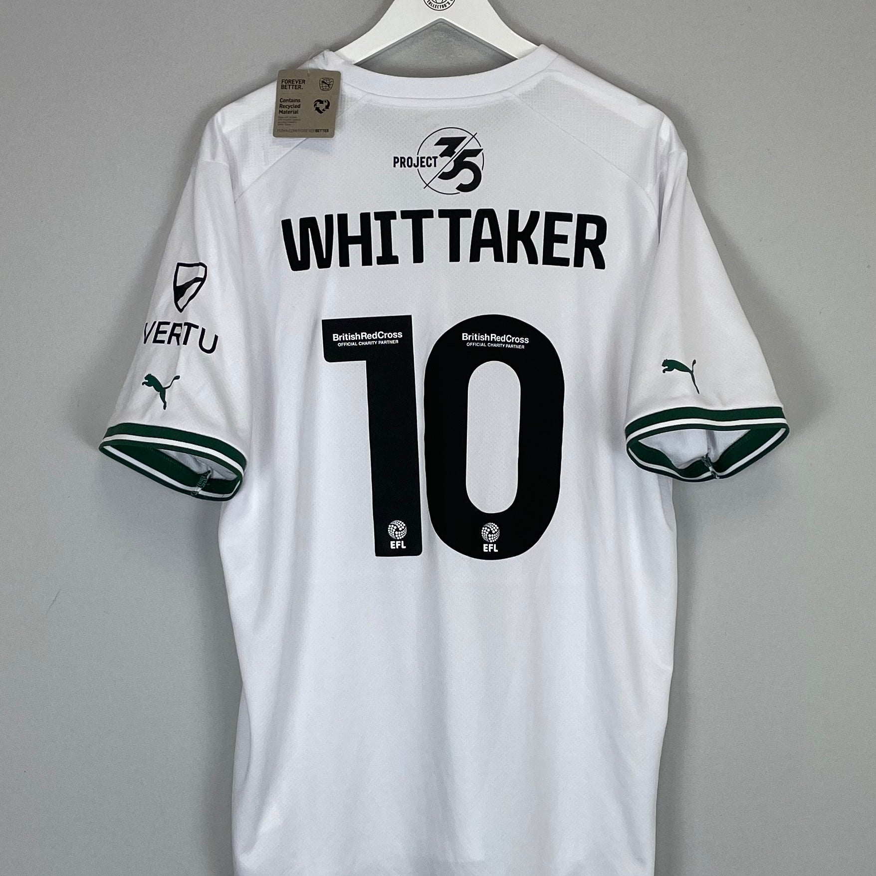 Shop 2023/24 PLYMOUTH ARGYLE WHITTAKER #10 *BNWT* AWAY SHIRT (XXL) PUMA, classic football shirts, vintage football shirts & retro soccer jerseys at Cult Kits