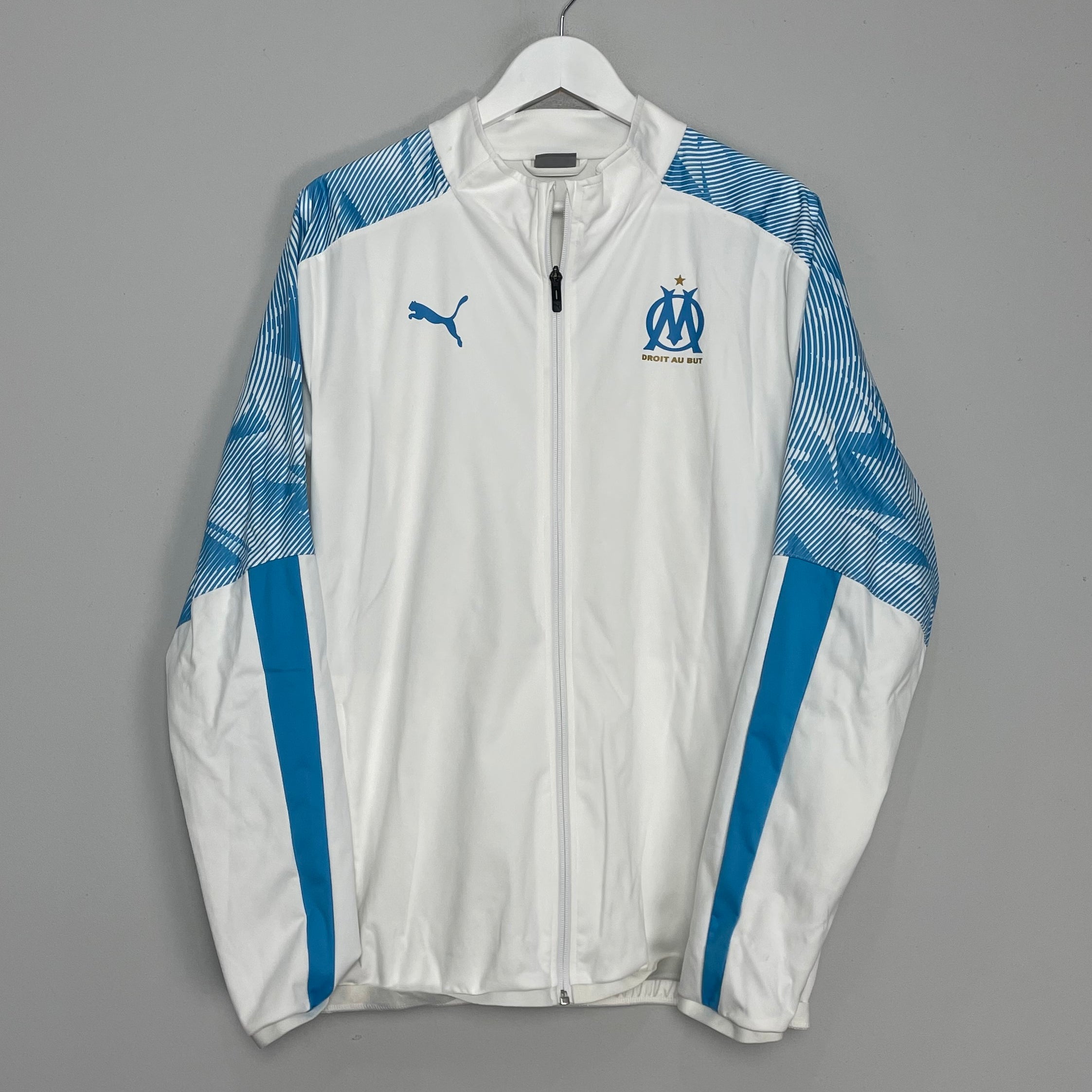 Shop 2019/20 MARSEILLE TRACK JACKET (L) NIKE, classic football shirts, vintage football shirts & retro soccer jerseys at Cult Kits