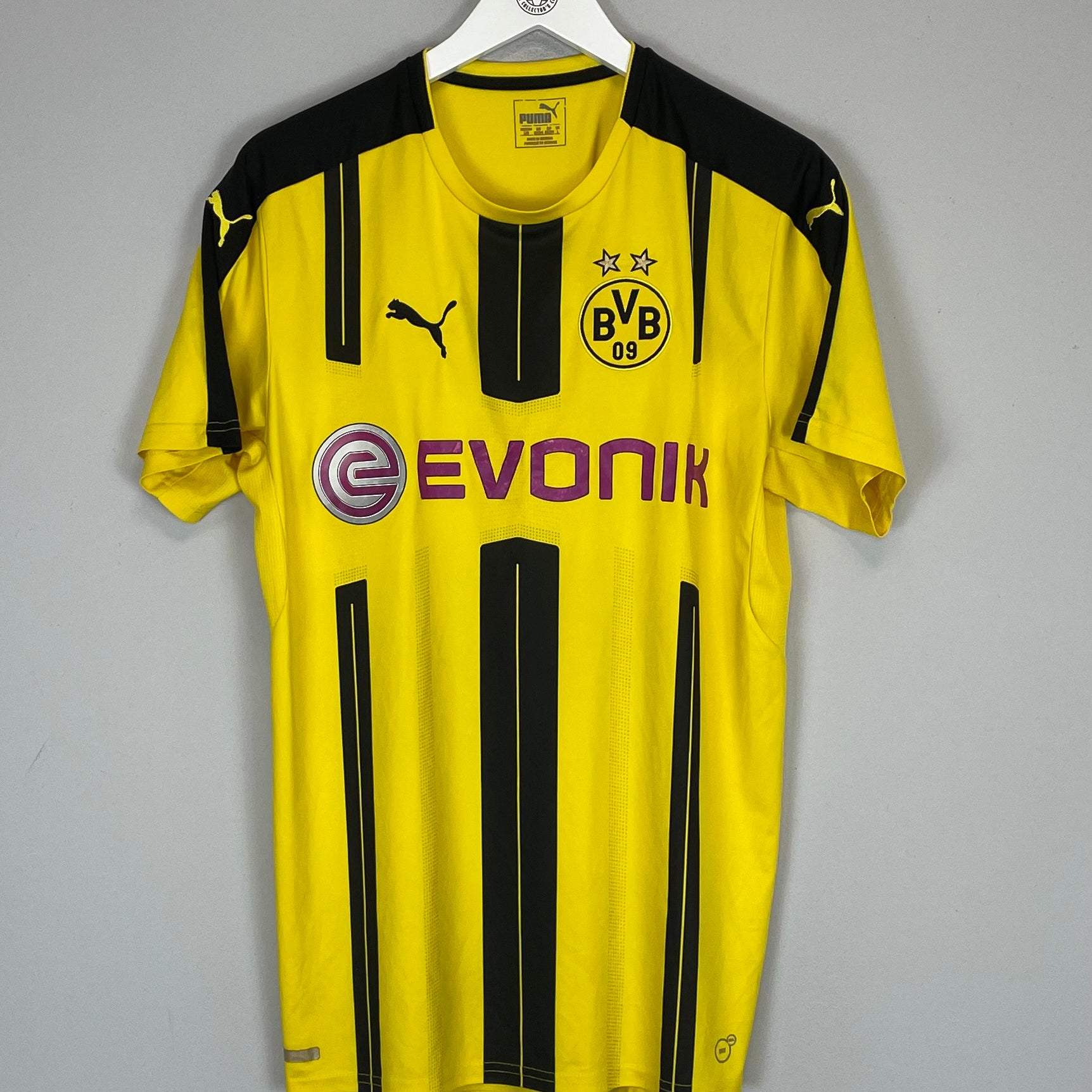 Shop 2016/17 DORTMUND HOME SHIRT (L) PUMA, classic football shirts, vintage football shirts & retro soccer jerseys at Cult Kits