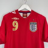2006/08 ENGLAND ROONEY #9 AWAY SHIRT (S) UMBRO