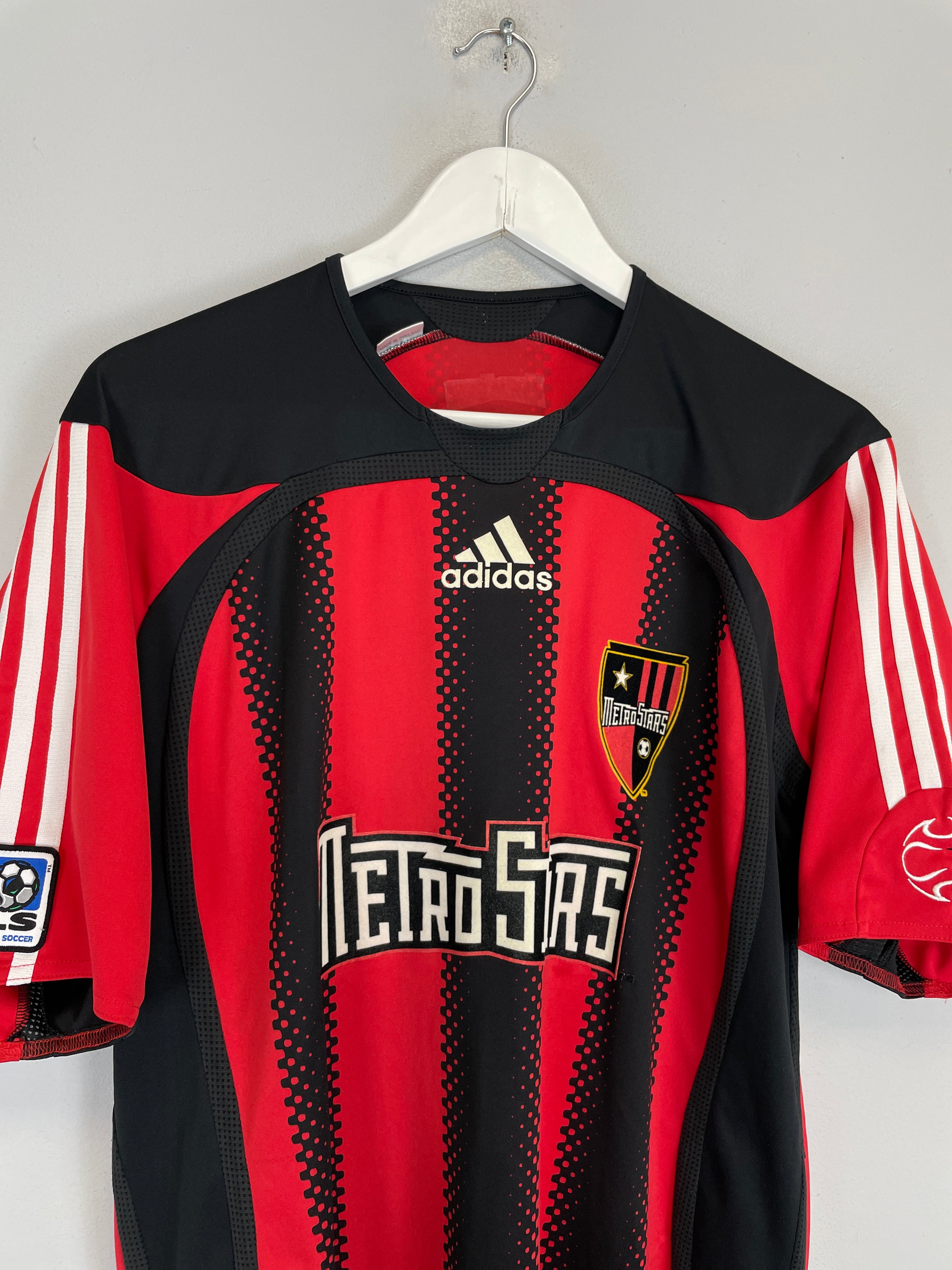 Shop 2006/08 NY/NJ METROSTARS HOME SHIRT (L) ADIDAS, classic football shirts, vintage football shirts & retro soccer jerseys at Cult Kits