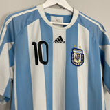 Shop 2010/11 ARGENTINA MESSI #10 HOME SHIRT (L) ADIDAS, classic football shirts, vintage football shirts & retro soccer jerseys at Cult Kits