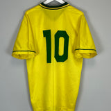 Shop 1994/95 BRAZIL #10 HOME SHIRT (XL) UMBRO, classic football shirts, vintage football shirts & retro soccer jerseys at Cult Kits