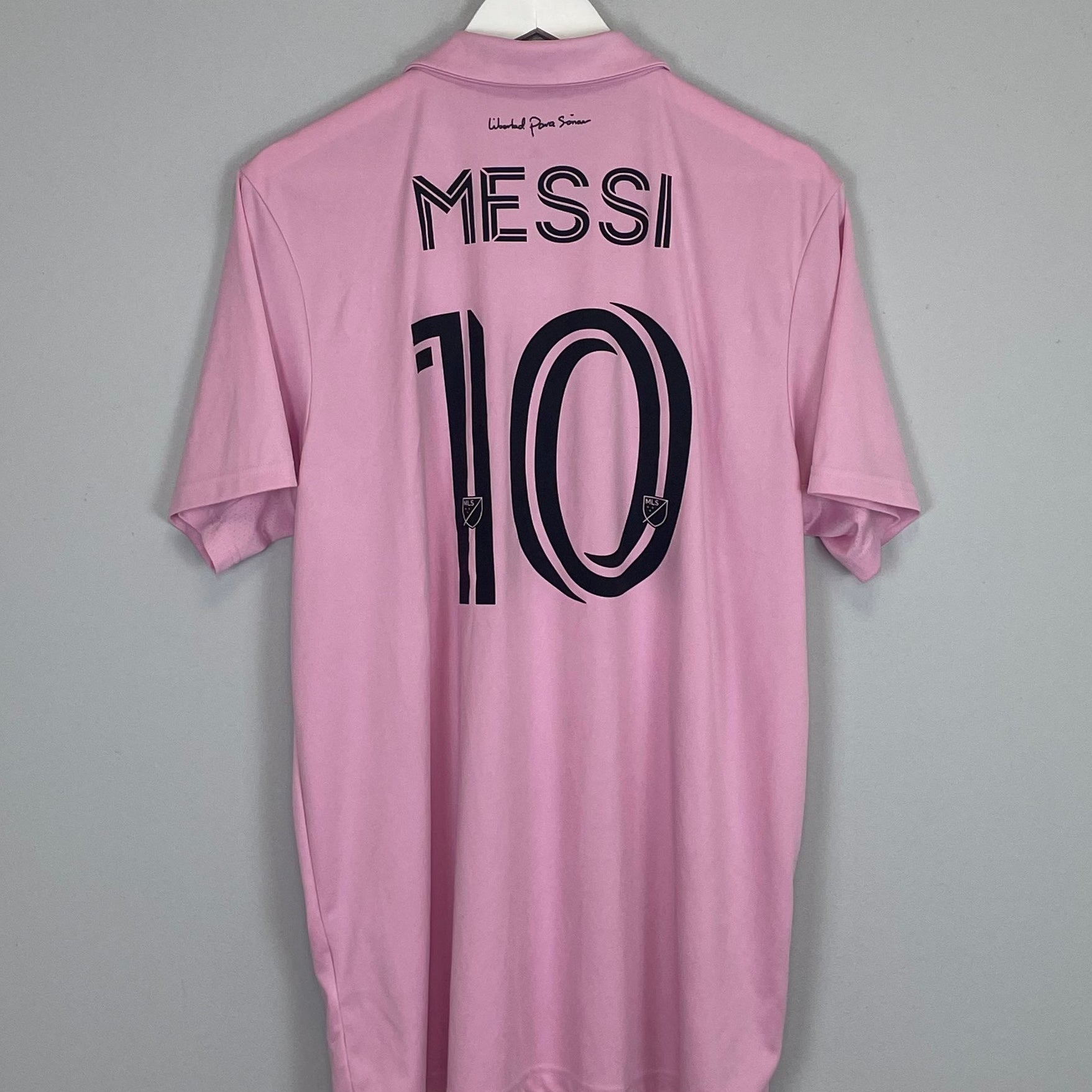 Shop 2022/23 INTER MIAMI MESSI #10 HOME SHIRT (XL) ADIDAS, classic football shirts, vintage football shirts & retro soccer jerseys at Cult Kits