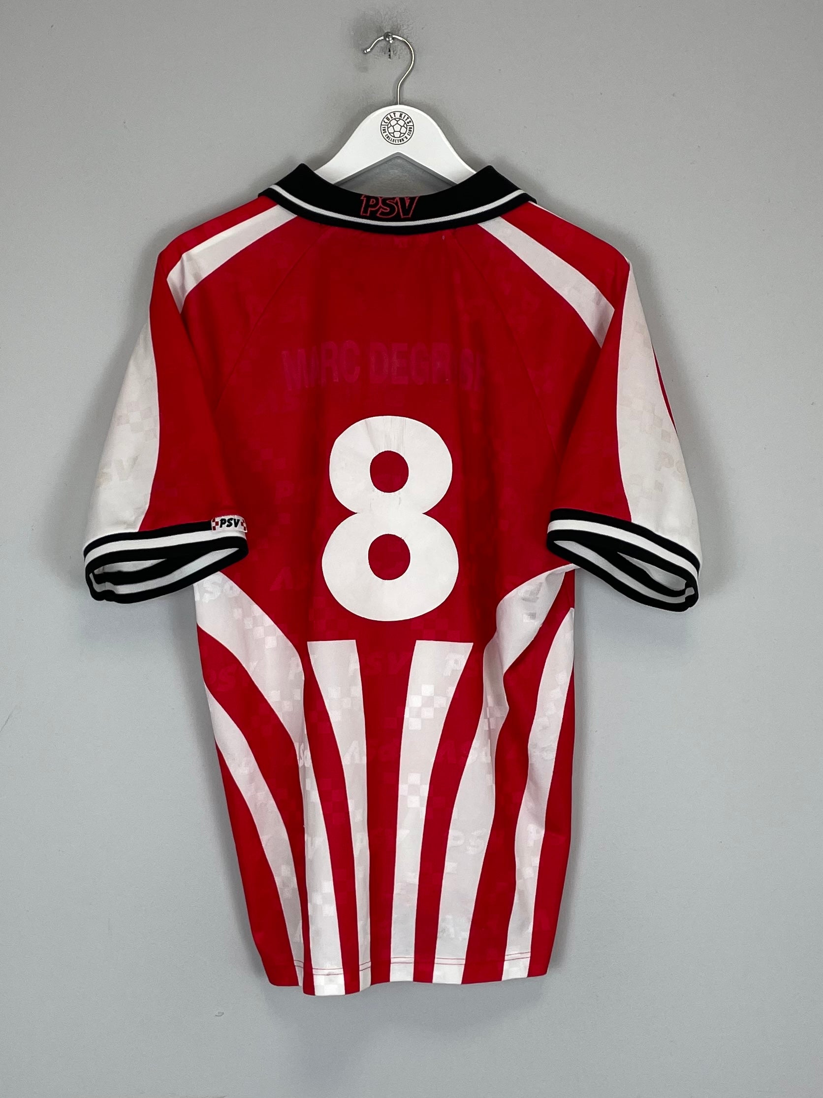 Shop 1996/97 PSV HOME SHIRT (L) NIKE, classic football shirts, vintage football shirts & retro soccer jerseys at Cult Kits