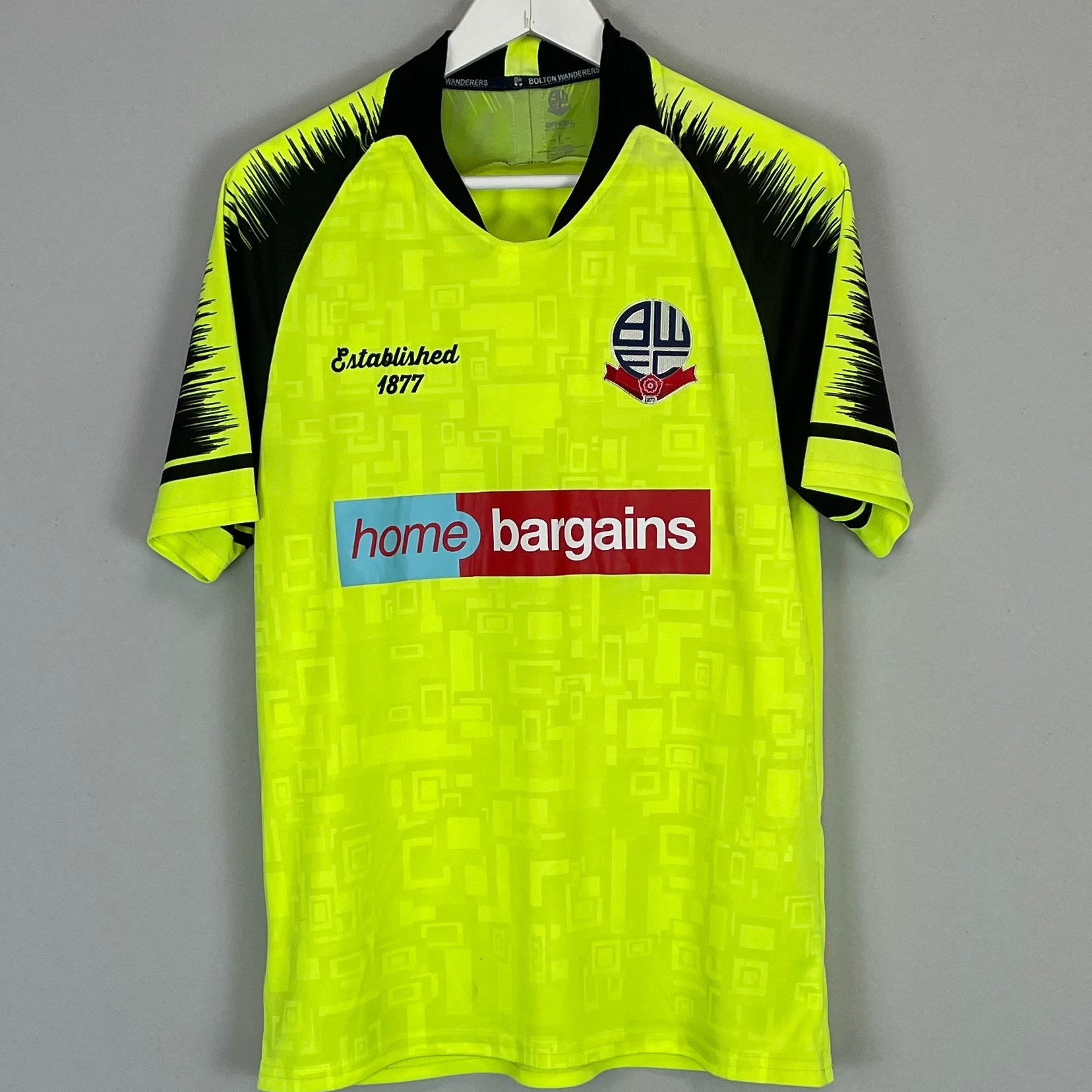 Shop 2019/20 BOLTON AWAY SHIRT (L) OM, classic football shirts, vintage football shirts & retro soccer jerseys at Cult Kits