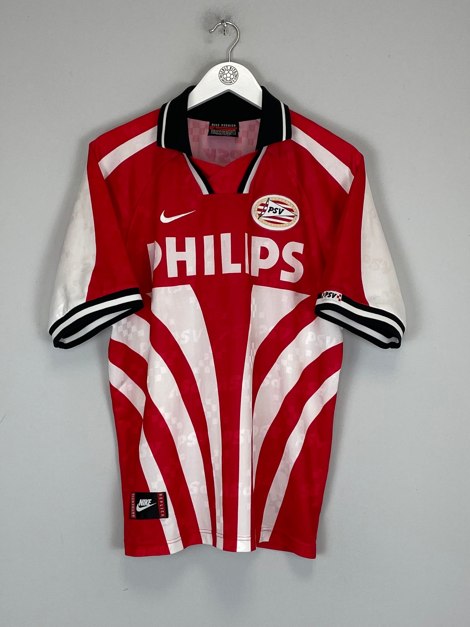 Shop 1996/97 PSV HOME SHIRT (L) NIKE, classic football shirts, vintage football shirts & retro soccer jerseys at Cult Kits