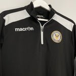 Shop 2017/18 NEWPORT COUNTY 1/4 ZIP TRAINING TOP (L) MACRON, classic football shirts, vintage football shirts & retro soccer jerseys at Cult Kits