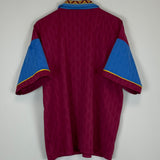 Shop 1995/96 BURNLEY HOME SHIRT (M) MITRE, classic football shirts, vintage football shirts & retro soccer jerseys at Cult Kits