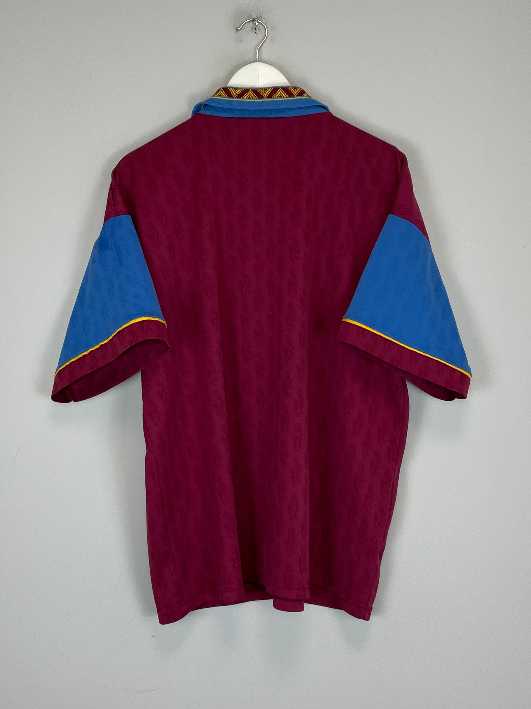 Shop 1995/96 BURNLEY HOME SHIRT (M) MITRE, classic football shirts, vintage football shirts & retro soccer jerseys at Cult Kits