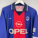 Shop 2000/01 PSG HOME SHIRT (XL) NIKE, classic football shirts, vintage football shirts & retro soccer jerseys at Cult Kits