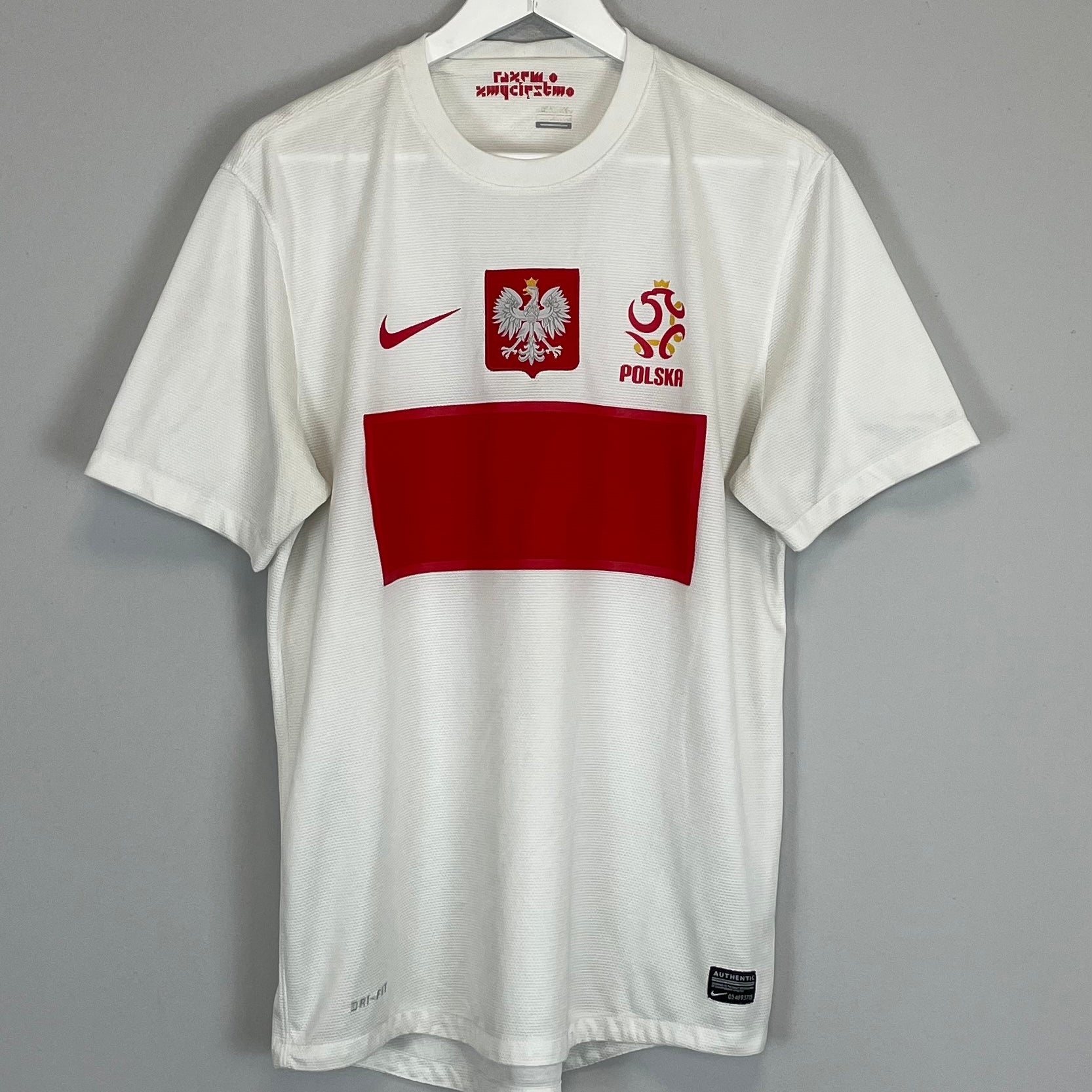 Shop 2012/13 POLAND HOME SHIRT (L) NIKE, classic football shirts, vintage football shirts & retro soccer jerseys at Cult Kits