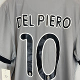Shop 2009/11 JUVENTUS DEL PIERO #10 *BNWT* AWAY SHIRT (L) NIKE, classic football shirts, vintage football shirts & retro soccer jerseys at Cult Kits