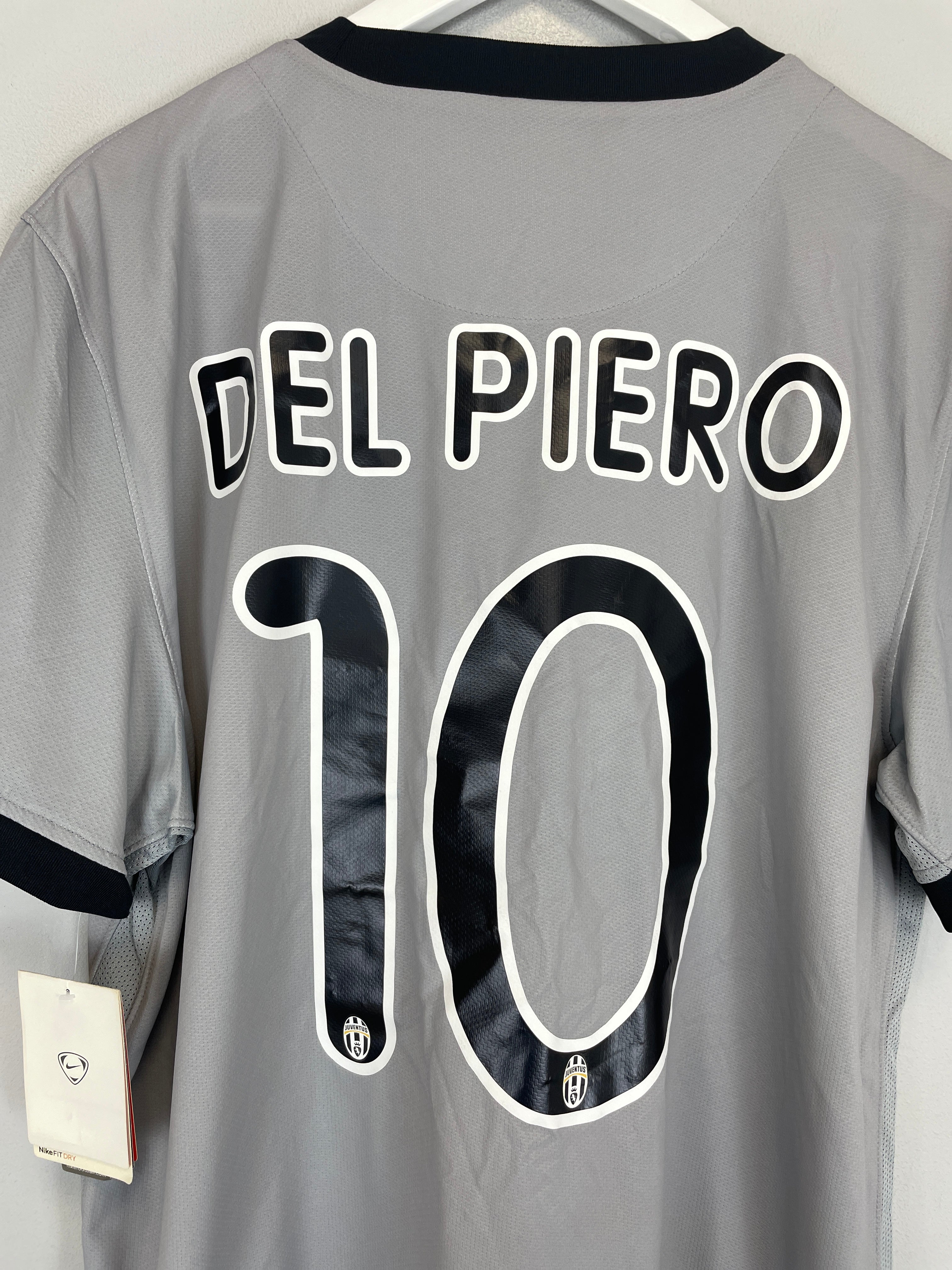 Shop 2009/11 JUVENTUS DEL PIERO #10 *BNWT* AWAY SHIRT (L) NIKE, classic football shirts, vintage football shirts & retro soccer jerseys at Cult Kits