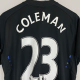 Shop 2014/15 EVERTON COLEMAN #23 AWAY SHIRT (L) UMBRO, classic football shirts, vintage football shirts & retro soccer jerseys at Cult Kits