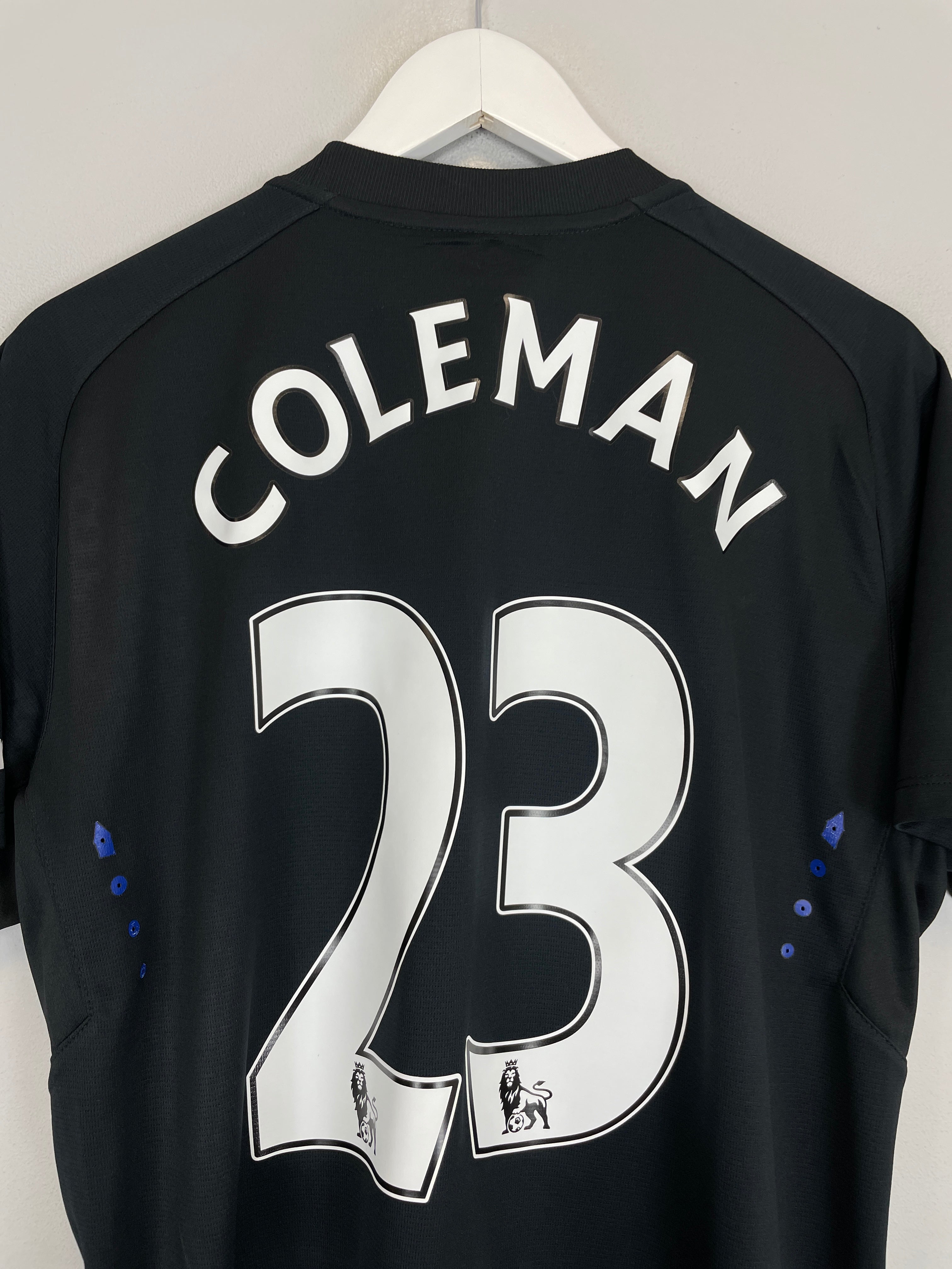 Shop 2014/15 EVERTON COLEMAN #23 AWAY SHIRT (L) UMBRO, classic football shirts, vintage football shirts & retro soccer jerseys at Cult Kits