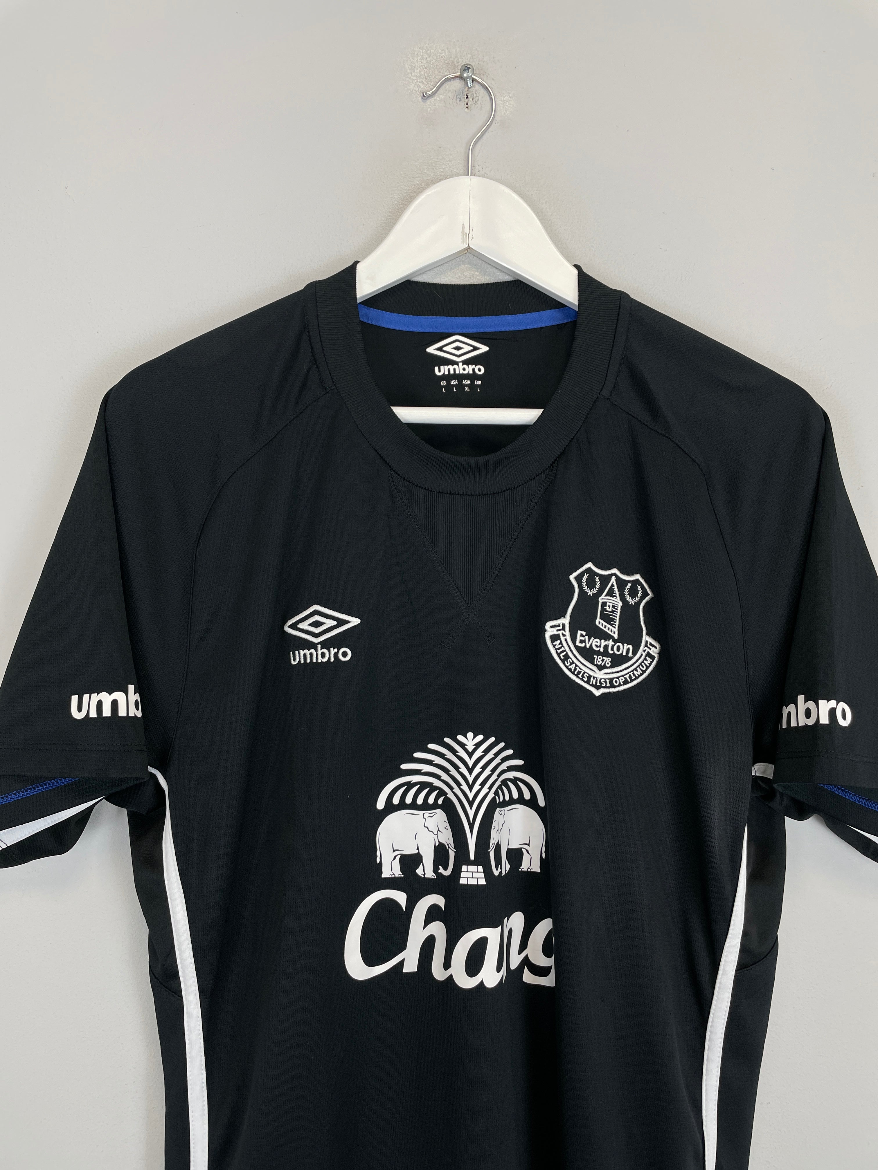 Shop 2014/15 EVERTON COLEMAN #23 AWAY SHIRT (L) UMBRO, classic football shirts, vintage football shirts & retro soccer jerseys at Cult Kits