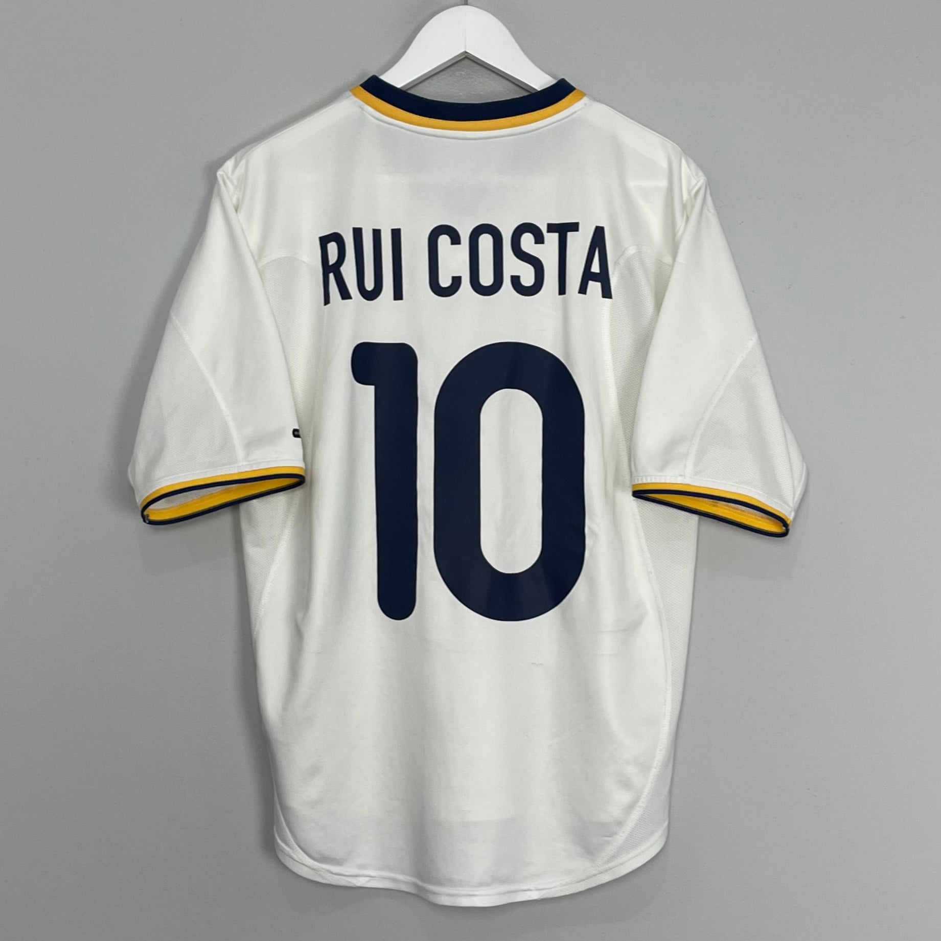 Shop 2000/02 PORTUGAL RUI COSTA #10 AWAY SHIRT (S) NIKE, classic football shirts, vintage football shirts & retro soccer jerseys at Cult Kits
