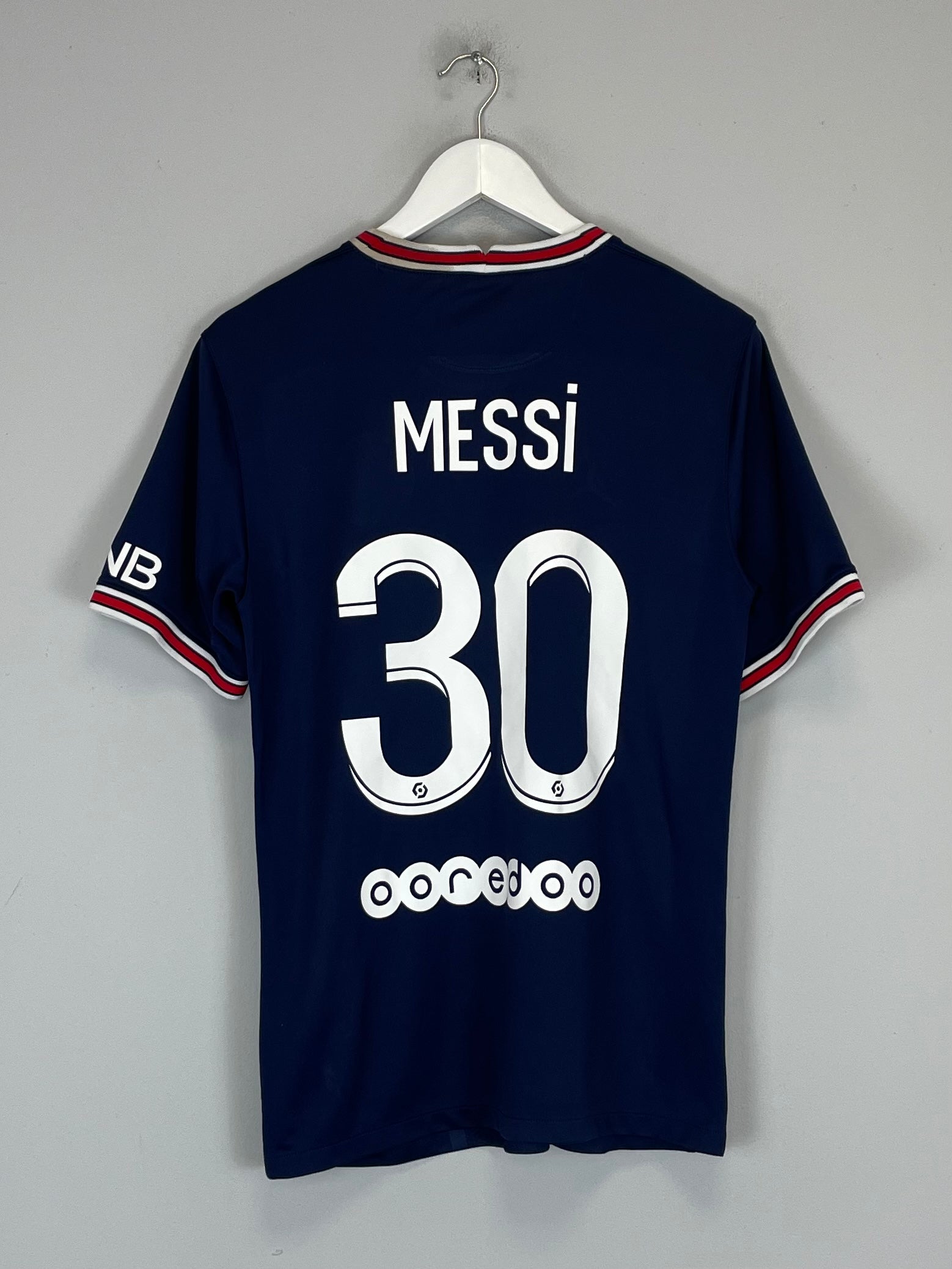Shop 2021/22 PSG MESSI #30 HOME SHIRT (M) JORDAN, classic football shirts, vintage football shirts & retro soccer jerseys at Cult Kits