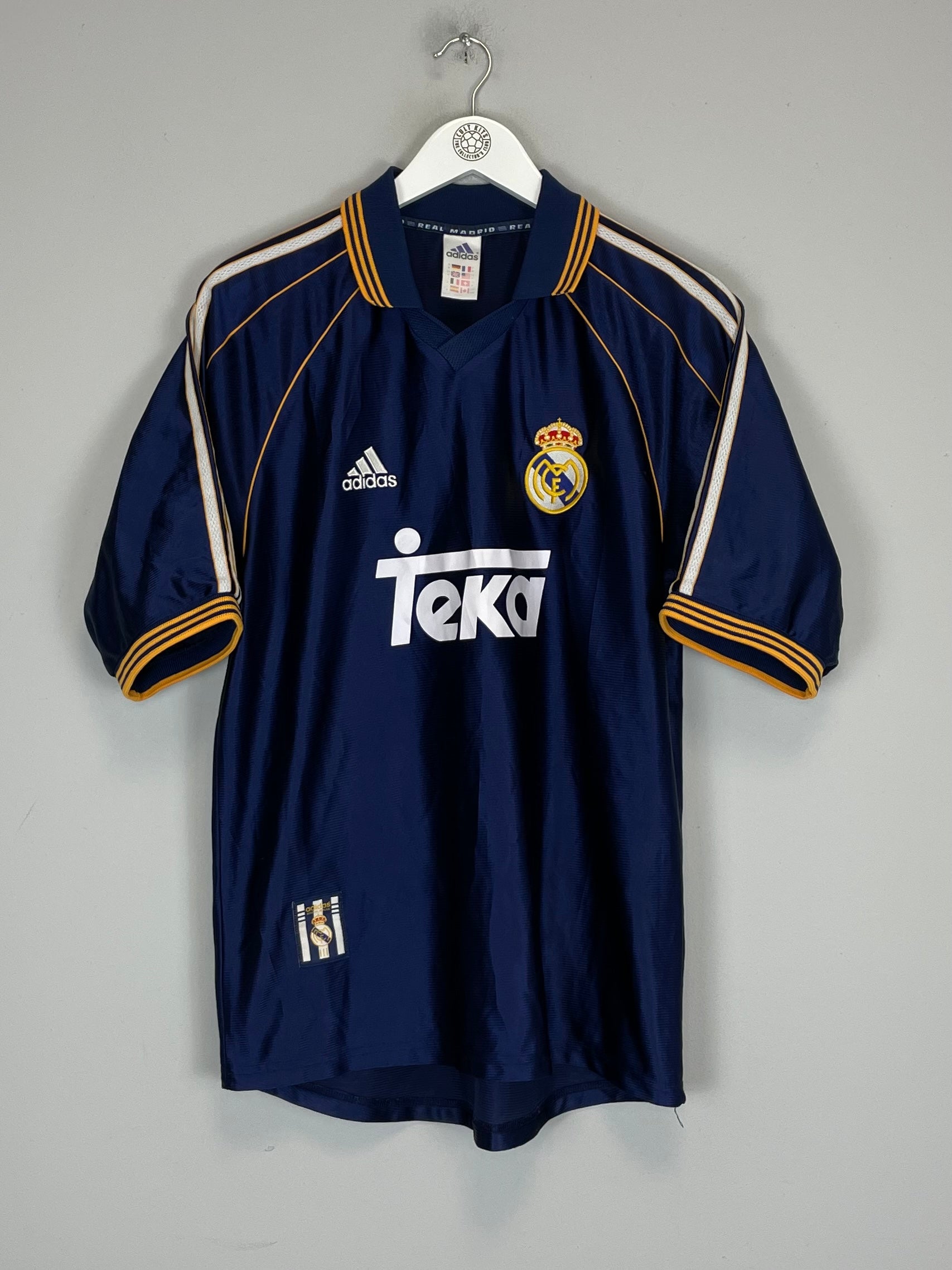 Shop 1998/99 REAL MADRID THIRD SHIRT (M) ADIDAS, classic football shirts, vintage football shirts & retro soccer jerseys at Cult Kits
