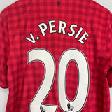 Shop 2012/13 MANCHESTER UNITED V.PERSIE #20 HOME SHIRT (M) NIKE, classic football shirts, vintage football shirts & retro soccer jerseys at Cult Kits
