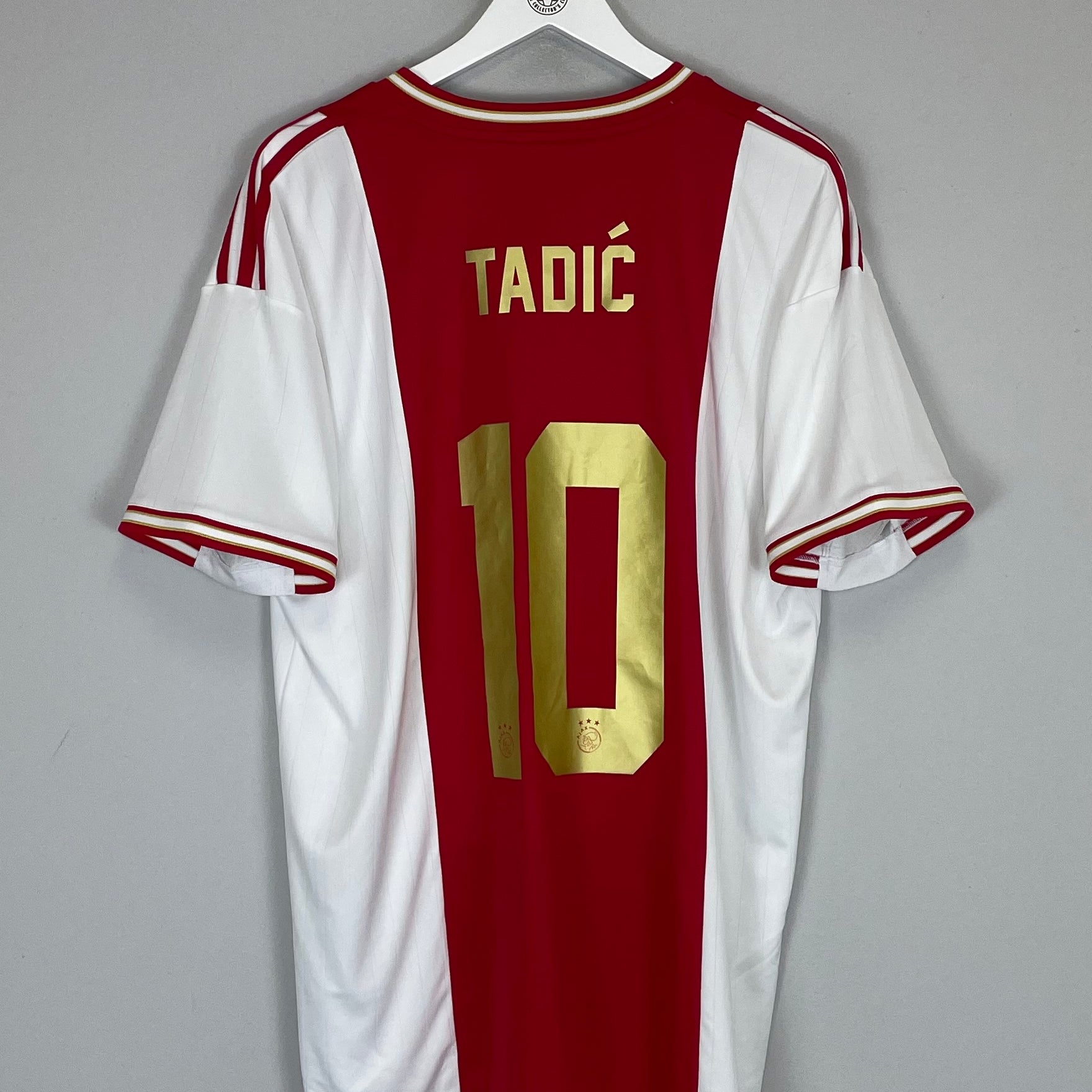 Shop 2022/23 AJAX TADIC #10 HOME SHIRT (XL) ADIDAS, classic football shirts, vintage football shirts & retro soccer jerseys at Cult Kits