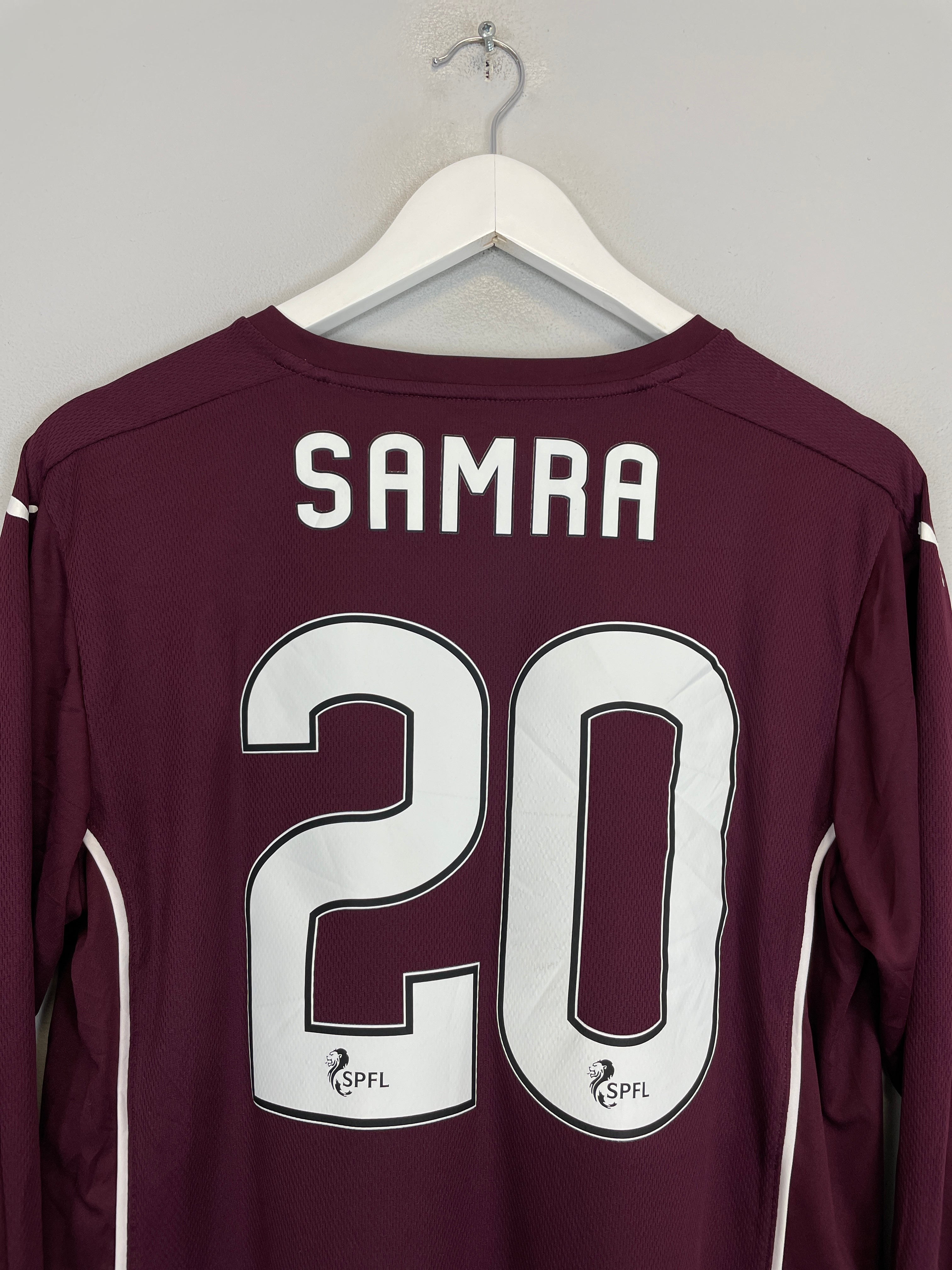 Shop 2016/17 HEARTS SARMA #20 L/S HOME SHIRT (M) PUMA, classic football shirts, vintage football shirts & retro soccer jerseys at Cult Kits