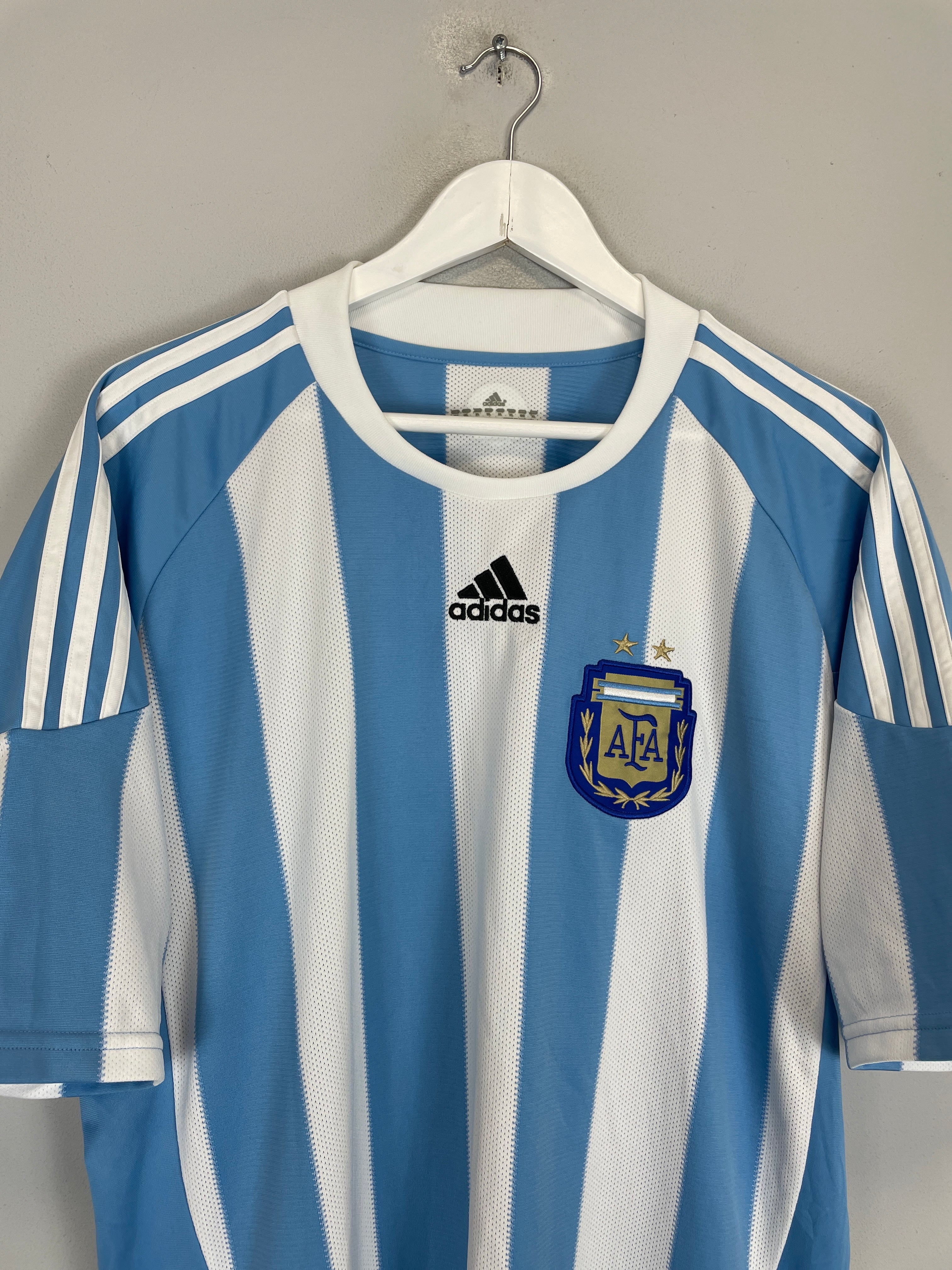 Shop 2010/11 ARGENTINA HOME SHIRT (XL) ADIDAS, classic football shirts, vintage football shirts & retro soccer jerseys at Cult Kits