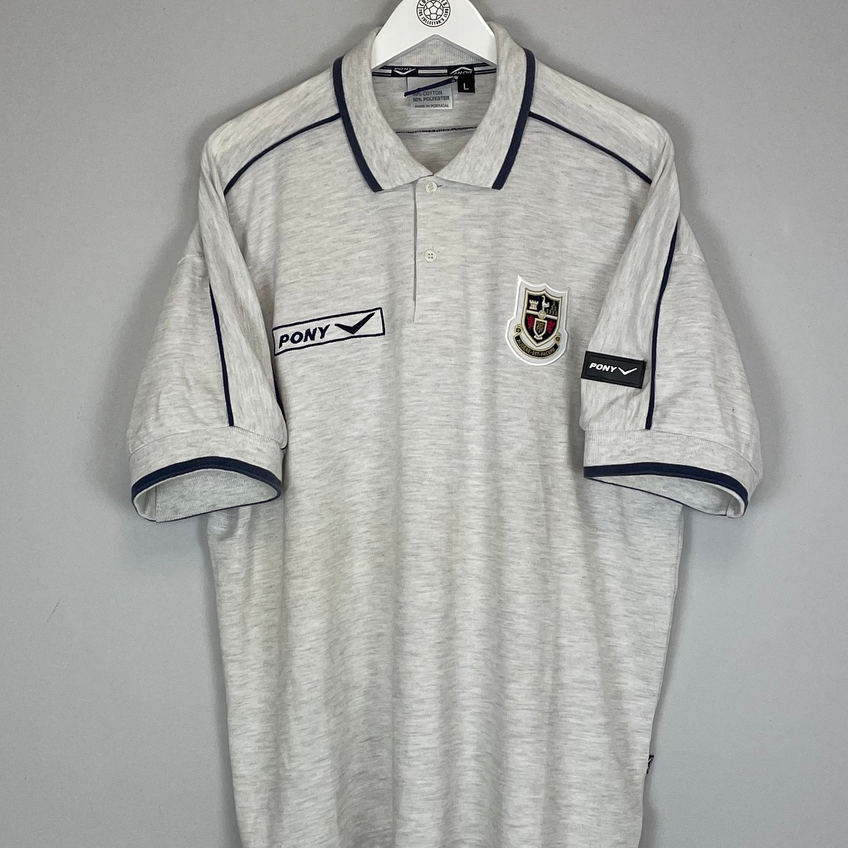 Shop 1998/99 TOTTENHAM POLO SHIRT (L) PONY, classic football shirts, vintage football shirts & retro soccer jerseys at Cult Kits