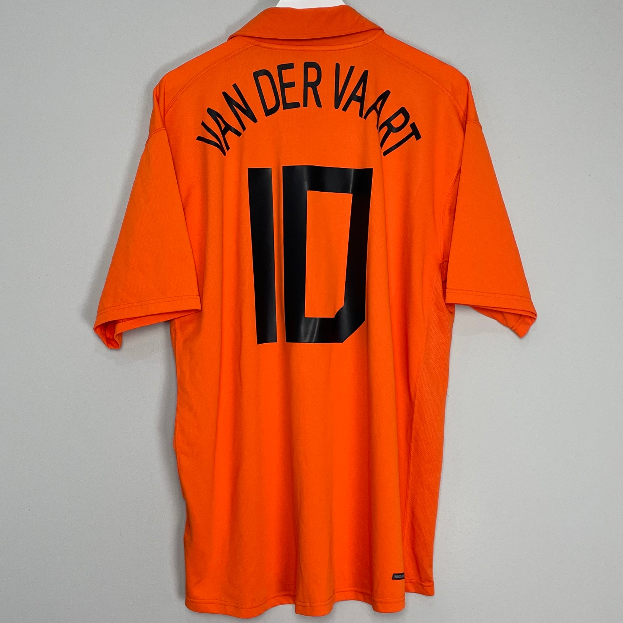 Shop 2006/08 NETHERLANDS VAN DER VAART #10 HOME SHIRT (XXL) NIKE, classic football shirts, vintage football shirts & retro soccer jerseys at Cult Kits
