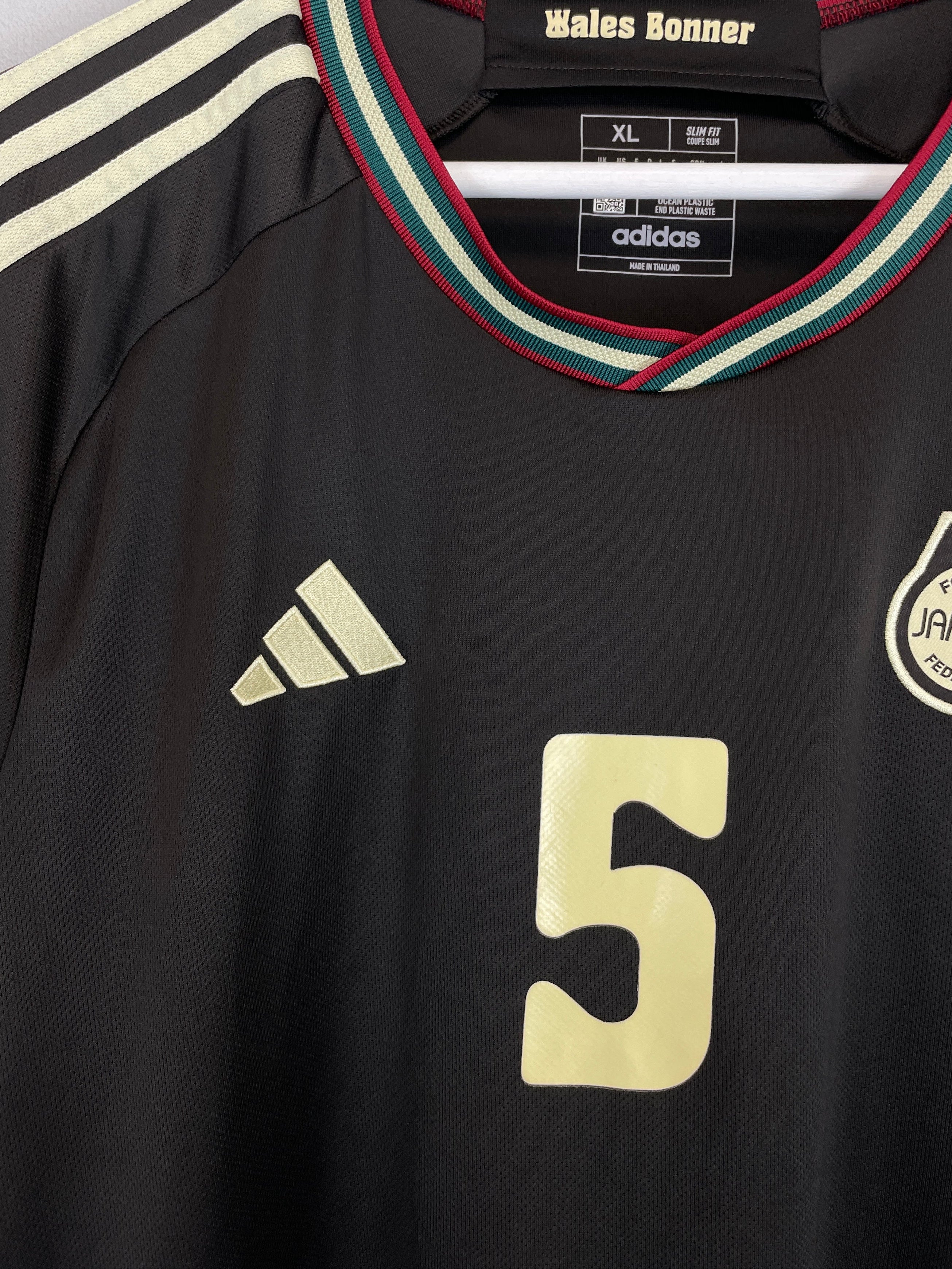 Shop 2023 JAMAICA PINNOCK #5 AWAY SHIRT (XL) ADIDAS, classic football shirts, vintage football shirts & retro soccer jerseys at Cult Kits