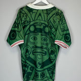Shop 1997/98 MEXICO HOME SHIRT (L) ABA SPORT, classic football shirts, vintage football shirts & retro soccer jerseys at Cult Kits