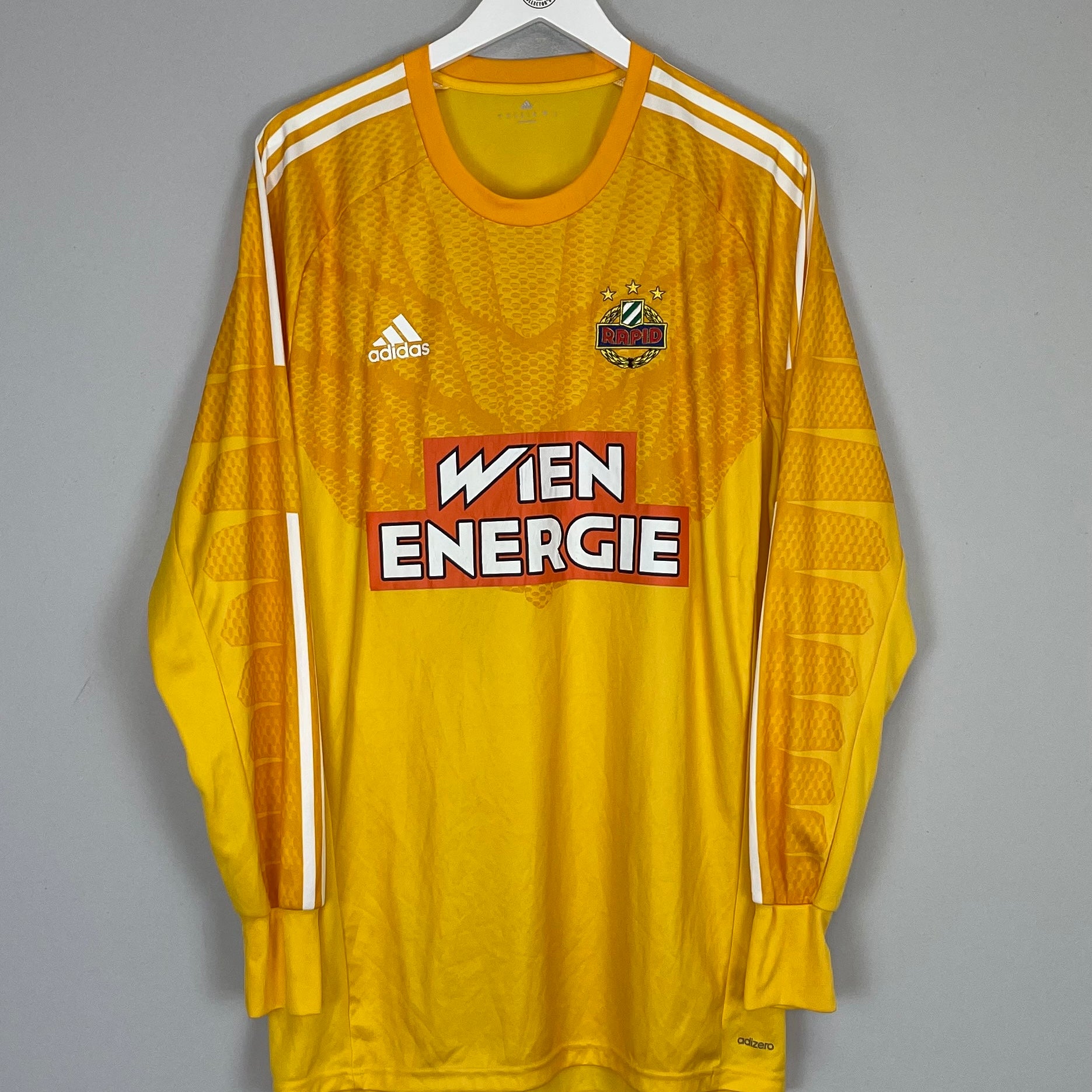 Shop 2013/14 RAPID VIENNA *PLAYER ISSUE* GK SHIRT (XXL) ADIDAS, classic football shirts, vintage football shirts & retro soccer jerseys at Cult Kits