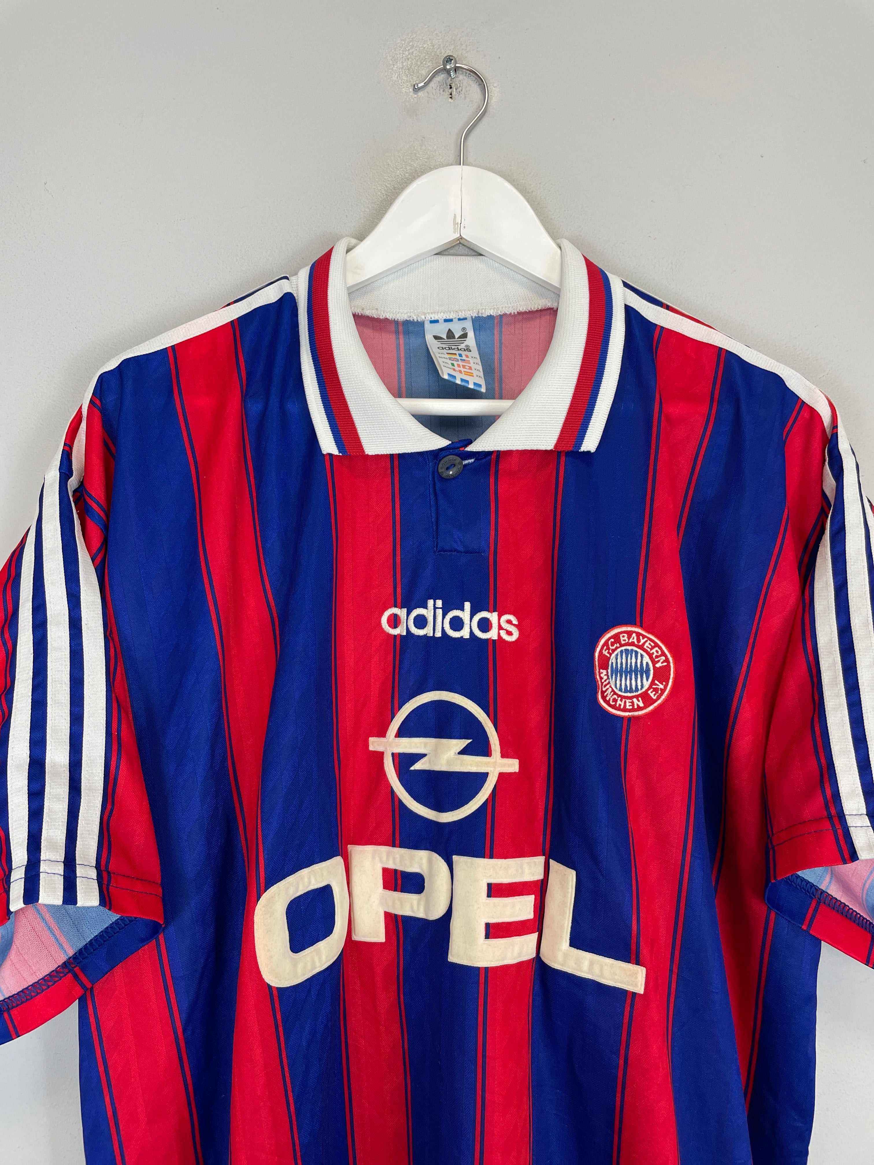 Shop 1995/97 BAYERN MUNICH HOME SHIRT (XXL) ADIDAS, classic football shirts, vintage football shirts & retro soccer jerseys at Cult Kits
